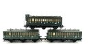 Fleischmann 5092 + 5094 H0 Abteilwagen 3.Kl. Ep.II der DRG