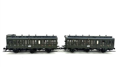 Roco H0 2 Abteilwagen C3 3.Kl. Ep.II der DRG