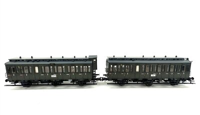 Roco H0 2 Abteilwagen C3 3.Kl. Ep.II der DRG