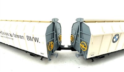 Roco 44160 H0 BMW Schiebewandwagen-Paar Himrrs