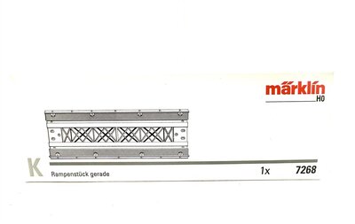 Mrklin 7268 H0 Rampenstck gerade K-Gleis 180 mm