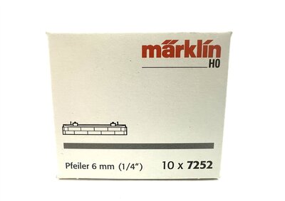 Mrklin 7252 H0 Brckenpfeiler 10 Stck fr C-Gleis