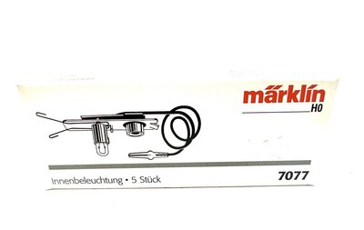Mrklin 7077 H0 5x Innenbeleuchtung fr ltere Personenwagen