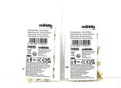 Mrklin 74995 H0 C-Gleis Flachsteckhlsen 40 Stck