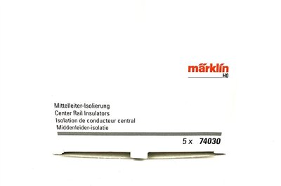 Mrklin 74030 H0 Mittelleiter-Isolierung 40 Stck