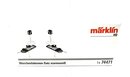 Mrklin 74471 C-Gleis Weichenlaternen-Satz warmwei