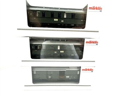 Mrklin 4313 - 4315 H0 Personenwagen-Set Donnerbchsen Ep.III der DB