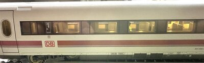 Fleischmann H0 Zwischenwagen fr ICE 1 Ep.IV der DB Licht