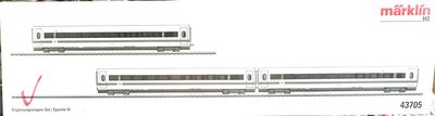 Mrklin H0 Ergnzungswagen-Set fr ICE 1 BR 401 der DB