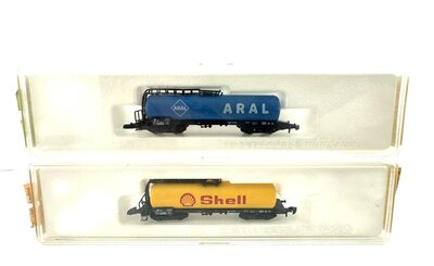 Mrklin 8625 + 8627 Z Kesselwagen Ep.IV der DB