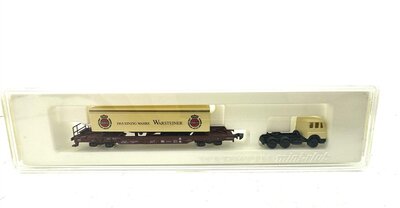 Mrklin 8211 Z Huckepackwagen Warsteiner der DB