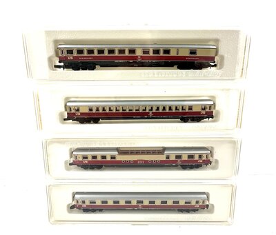 Mrklin 8724 - 8728 4 TEE Personenwagen der DB Spur Z