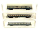 Mrklin 8720 + 8721 + 8722 Z Personenwagen mit Gepckwagen