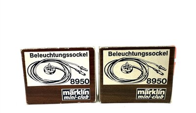 Mrklin 8950 2 Beleuchtungssockel fr Gebude Spur Z