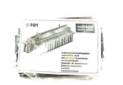 Mrklin 8981 Lokschuppen mit Trschlievorrichtung Spur Z
