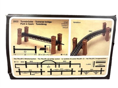 Faller 2922 Turmbrcke mit Brckenpfeiler in Spur Z