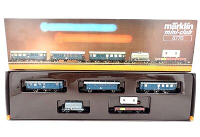 Mrklin 8776 Bauzug Wagenset Ep.IV der DB Spur Z
