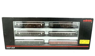 Mrklin 87350 Schnellzug-Wagenset Ep.III der DB in Spur Z