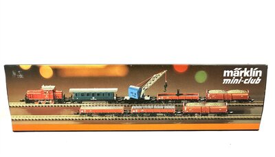 Mrklin 8103 Zugset Gleisbauzug mit Diesellok BR 260 in Spur Z