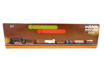 Mrklin 81415 Gterzug mit Dampflok BR 55 in Spur Z