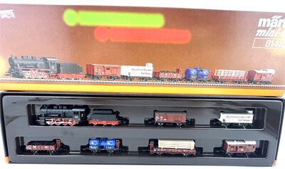 Mrklin 81415 Gterzug mit Dampflok BR 55 in Spur Z