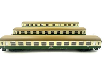 Sachsenmodelle H0 3 Reisezugwagen Ep.V der DB-AG