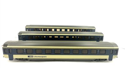 Mrklin 4218 + 4219 H0 Schnellzugwagen Ep.IV der BLS