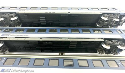 Mrklin 4218 + 4219 H0 Schnellzugwagen Ep.IV der BLS