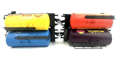 Mrklin H0 4 Kesselwagen der DB / SNCB und DR