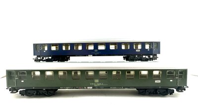 Mrklin 4051 + 4052 H0 2 Schnellzugwagen der DB