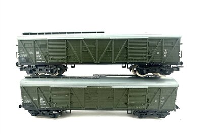 Piko H0 2 Groraumgterwagen GGhmst Ep.III der DR