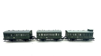 Piko H0 3 Abteilwagen Ep.III der DR