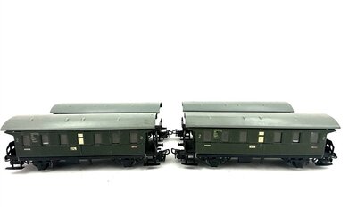 Mrklin 4002 H0 4 Personenwagen Bi 2.Kl. der DB