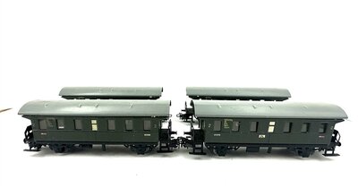Mrklin 4002 H0 4 Personenwagen Bi 2.Kl. der DB