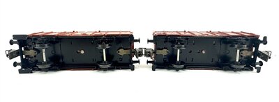 Trix H0 Hochbordwagen 0m der DB 2 Stck