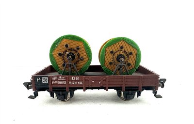 Fleischmann H0 Flachwagen mit Ladung der DB