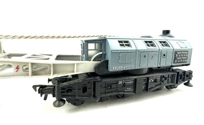 Fleischmann 5595 H0 Kranwagen Krupp-Ardelt der DB