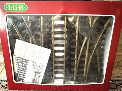 LGB 20902 Gleis-Set mit Weichen Spur G