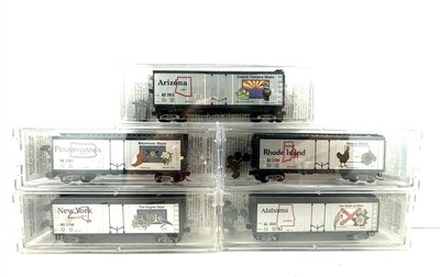 Micro Trains Line 4-achsige US Gterwagen 5 Stck in Spur N