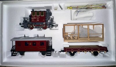 Mrklin Maxi 54103 Jubilumszug mit Glaskasten BR 98 Spur 1