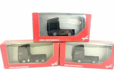 Herpa Zugmaschinen MB + MAN 3 Stck