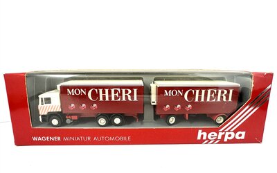 Herpa MAN Khlkoffer-Lastzug Mon-Cheri 1:87