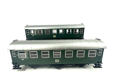 Fleischmann 5091 H0 2 Umbauwagen B3yge 2.Kl. der DB
