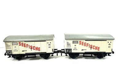 Fleischmann H0 Khlwagen Seefische der DB 2 Stck