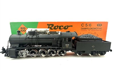 Roco 14111 A AC H0 Dampflok C5/6 der SBB