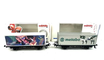 Märklin H0 Containerwagen 2 Stück