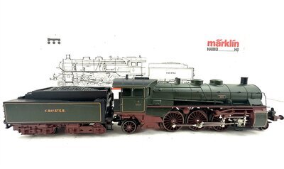 Mrklin Hamo 38181 H0 DC Dampflok S 3/6 der K.Bay.Sts.B