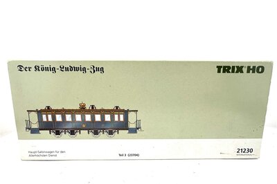 Trix 21230 H0 Leerkarton für König Ludwig Haupt-Salonwagen