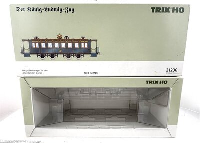 Trix 21230 H0 Leerkarton fr Knig Ludwig Haupt-Salonwagen