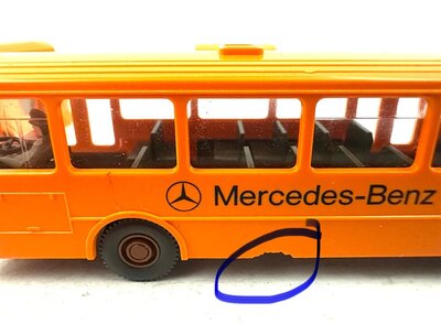 Wiking 700 H0 MB Stadtbus 2 Stck